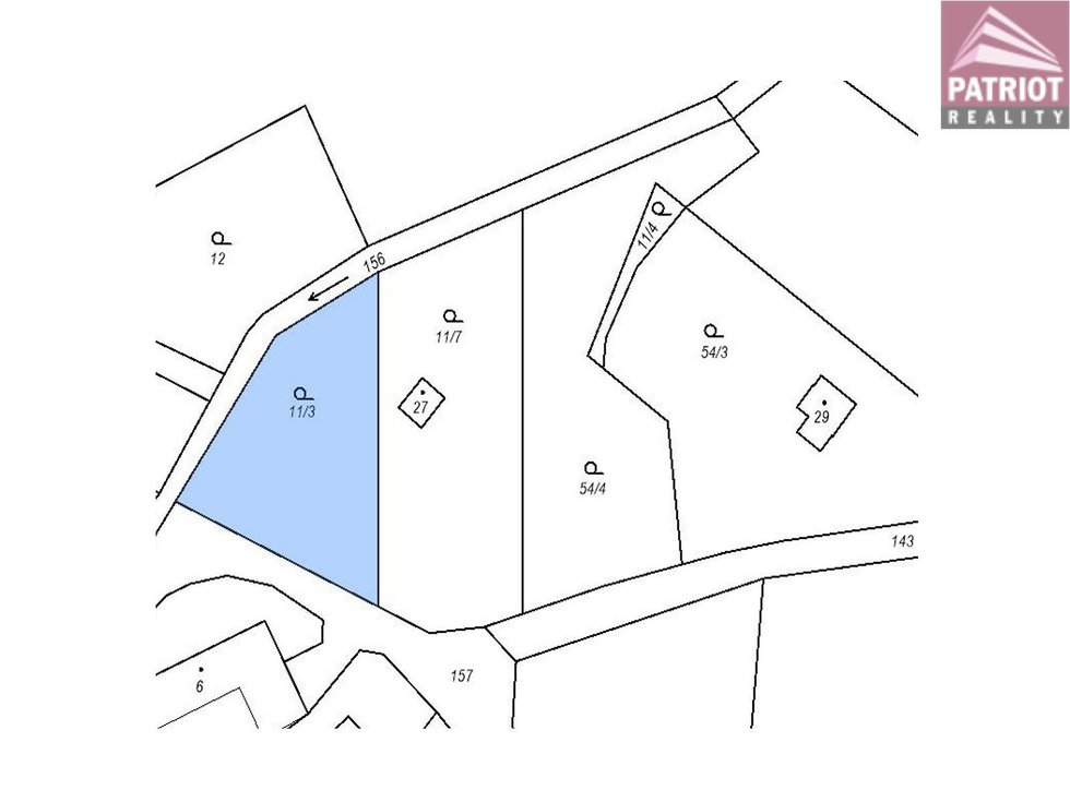 Prodej stavební parcely 717 m², Lazníky
