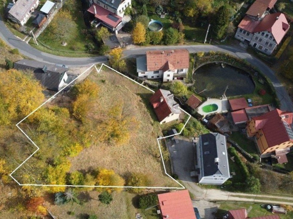 Prodej stavební parcely 1450 m², Janov nad Nisou