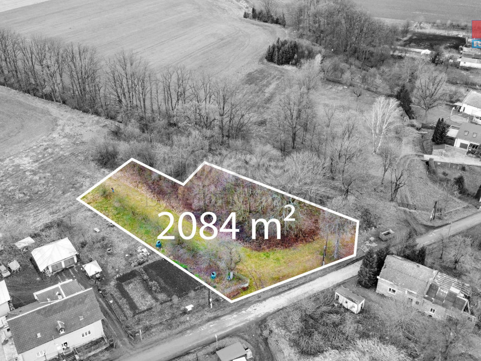 Prodej stavební parcely 2084 m², Bohušov