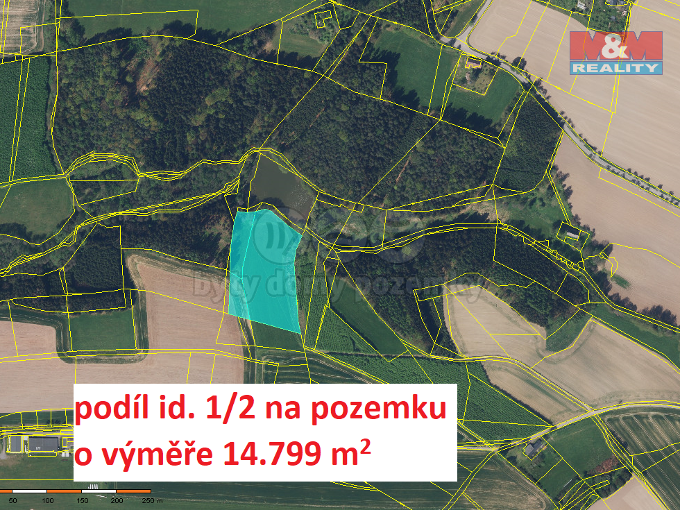 Prodej zemědělské půdy 14799 m², Velké Poříčí