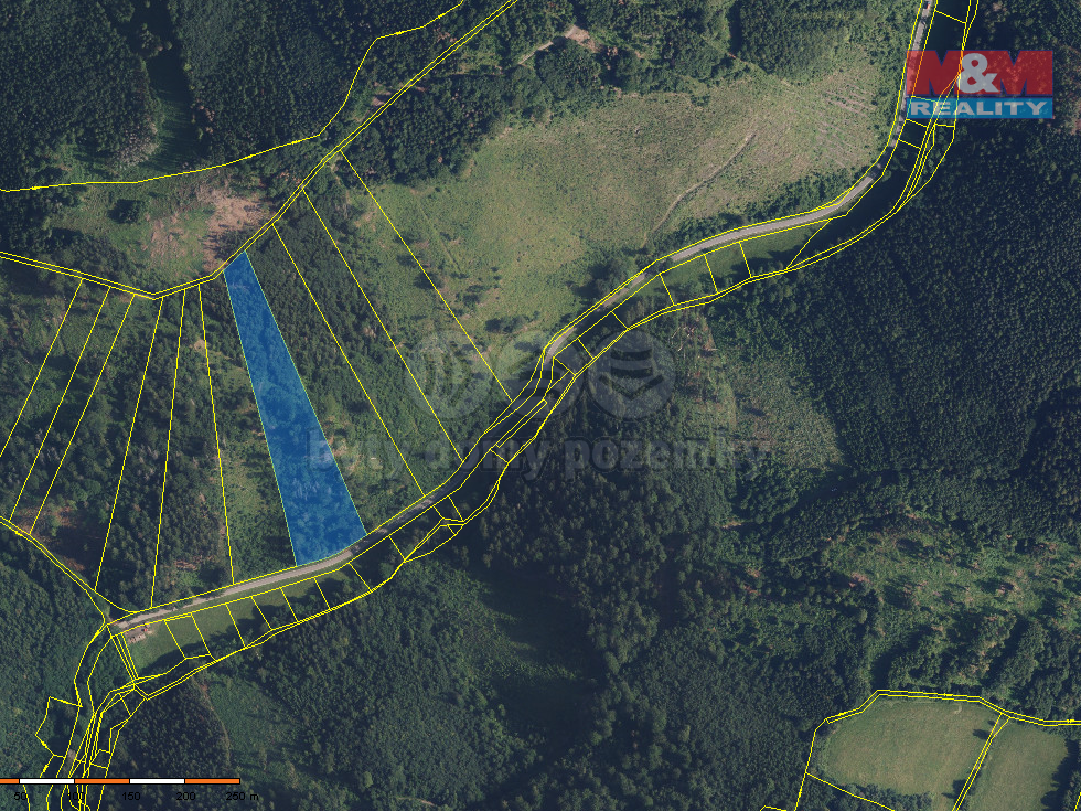 Prodej lesa 12967 m², Nemile