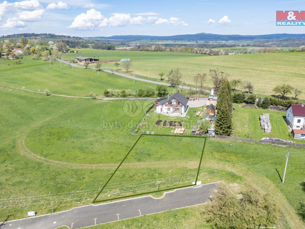 Prodej stavební parcely 916 m², Kasejovice