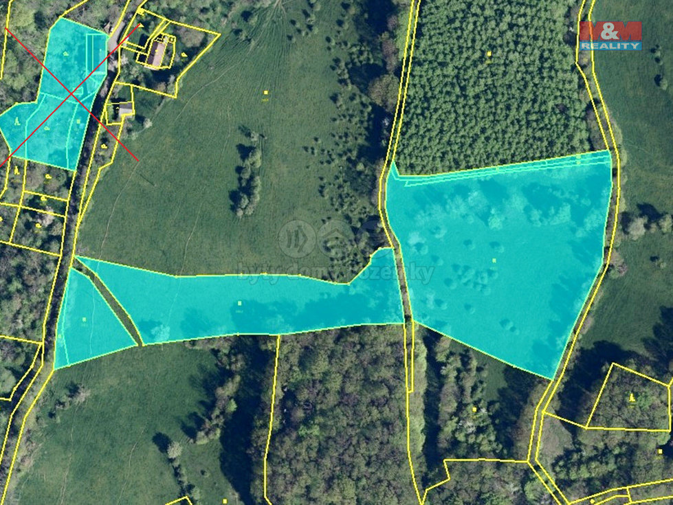 Prodej louky 21830 m², Malšovice