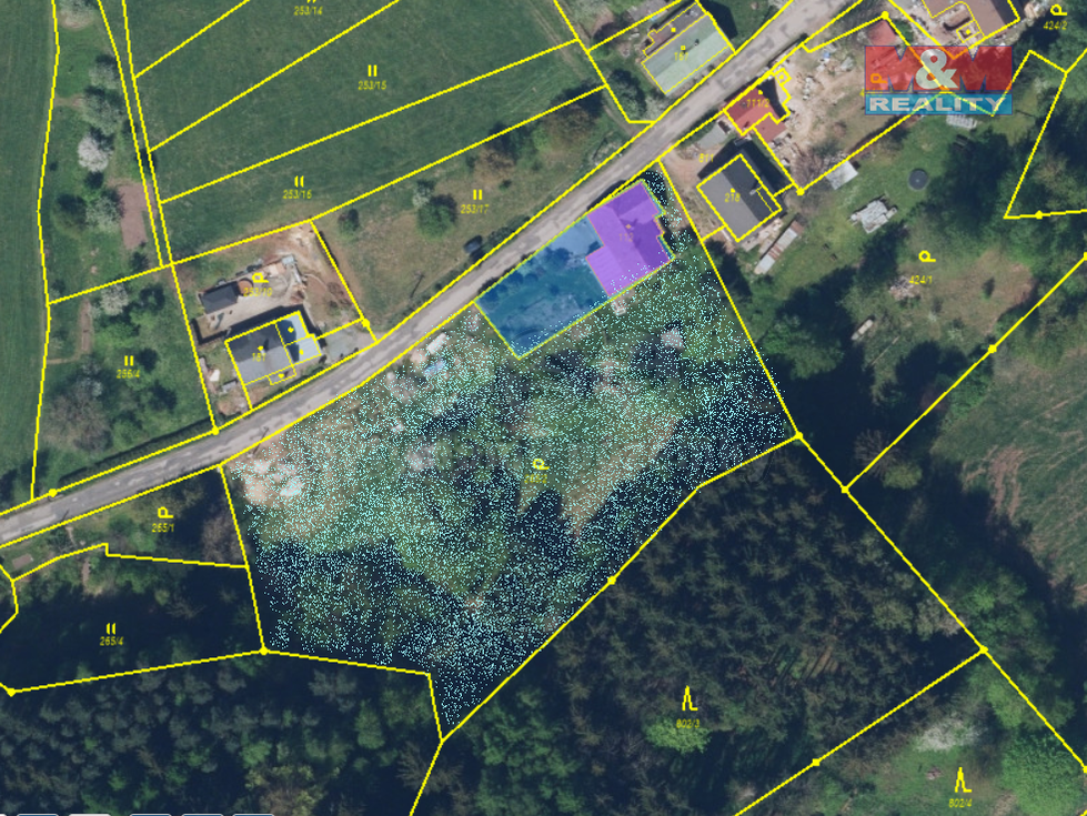 Prodej stavební parcely 5381 m², Malé Svatoňovice