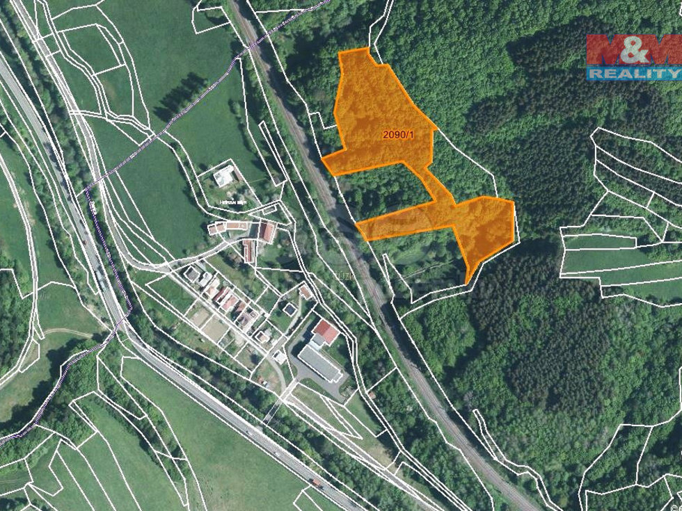 Prodej lesa 11283 m², Lužná