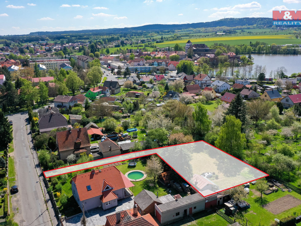 Prodej stavební parcely 1194 m², Rožmitál pod Třemšínem