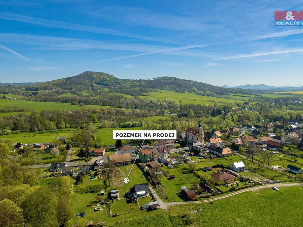 Prodej stavební parcely 1069 m², Stružnice