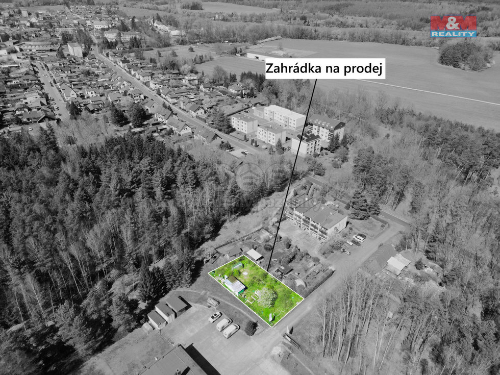 Prodej zahrady 583 m², Borohrádek