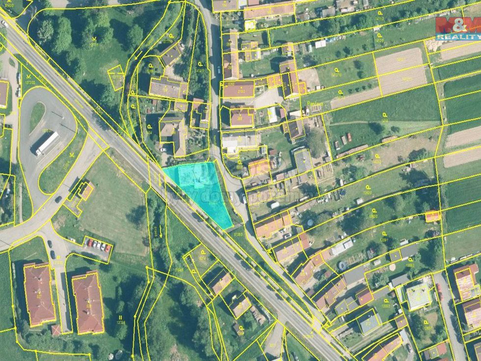 Prodej stavební parcely 682 m², Černošín