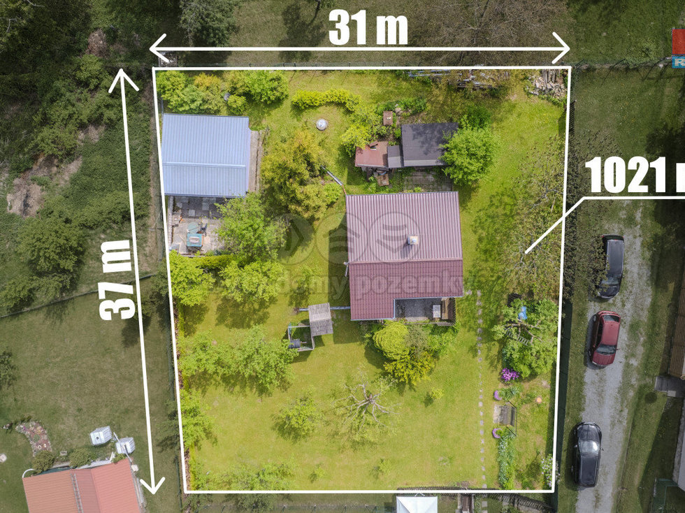 Prodej stavební parcely 1021 m², Chvalčov