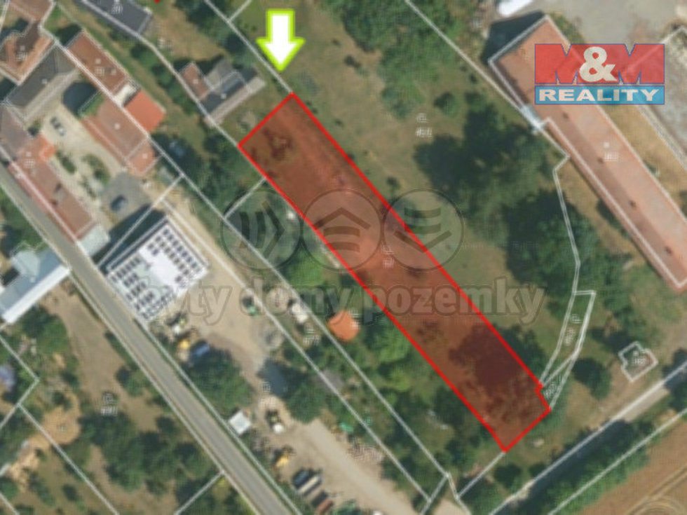Prodej zahrady 1757 m², Zbýšov