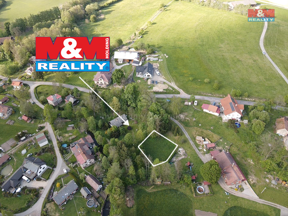 Prodej stavební parcely 1224 m², Javornice