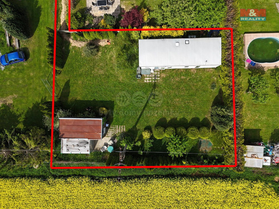 Pronájem zahrady 540 m², Klimkovice