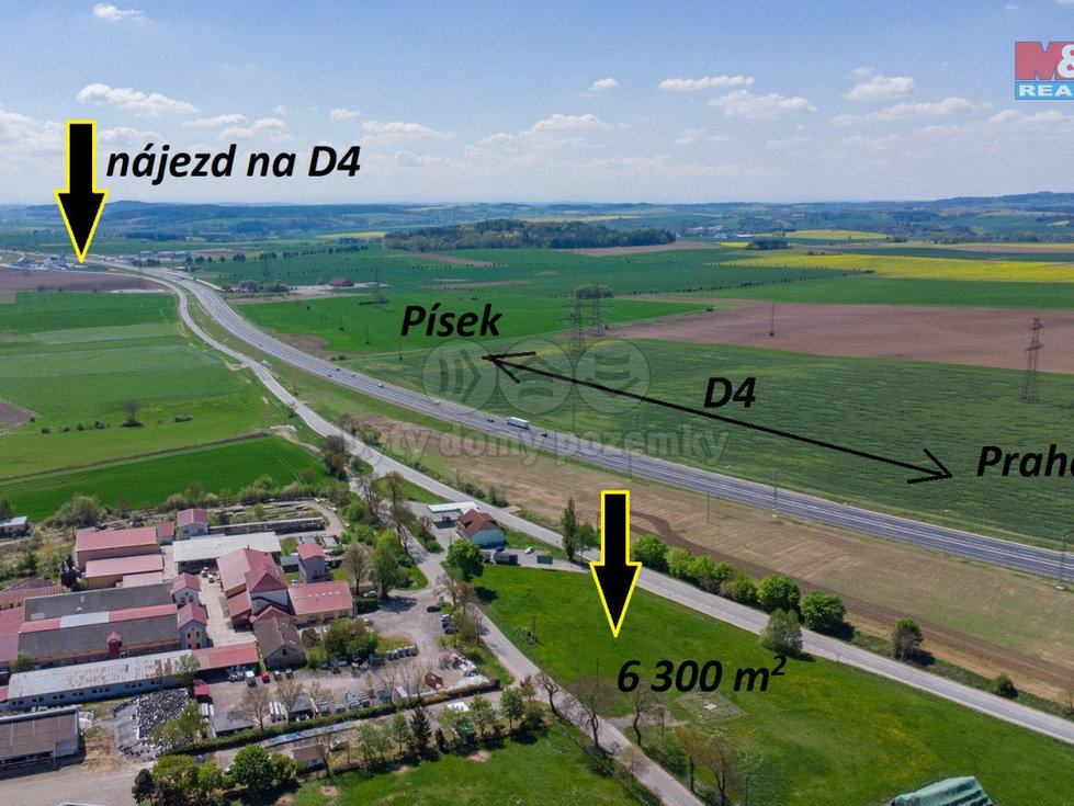 Prodej komerčního pozemku 6300 m², Zalužany