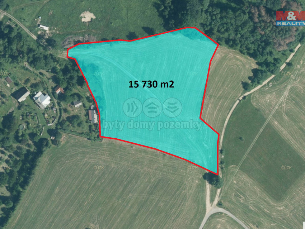 Prodej louky 15730 m², Rajnochovice
