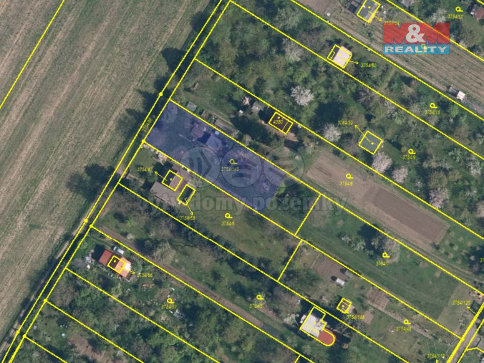 Prodej zahrady 1387 m², Roudnice nad Labem