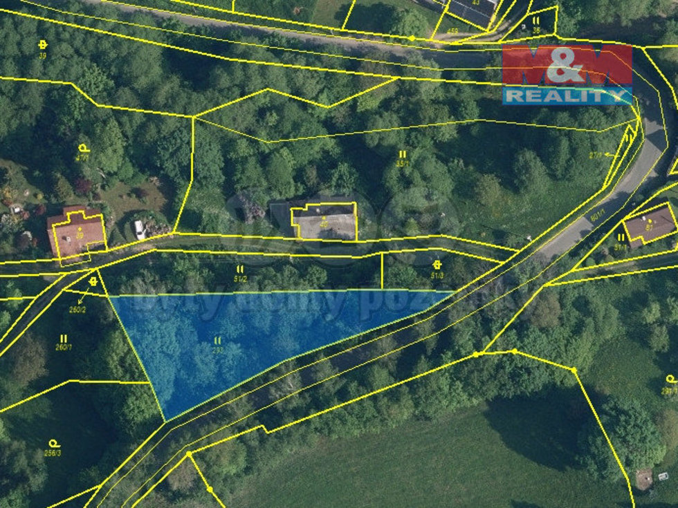 Prodej stavební parcely 1429 m², Zlatá Olešnice