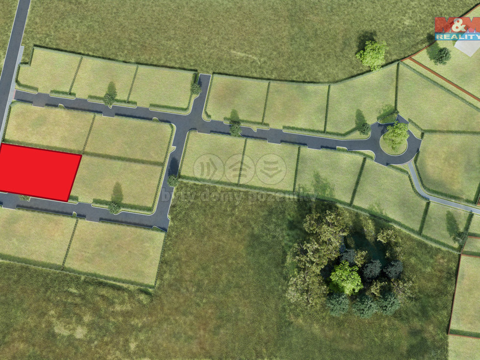 Prodej stavební parcely 819 m², Nová Ves