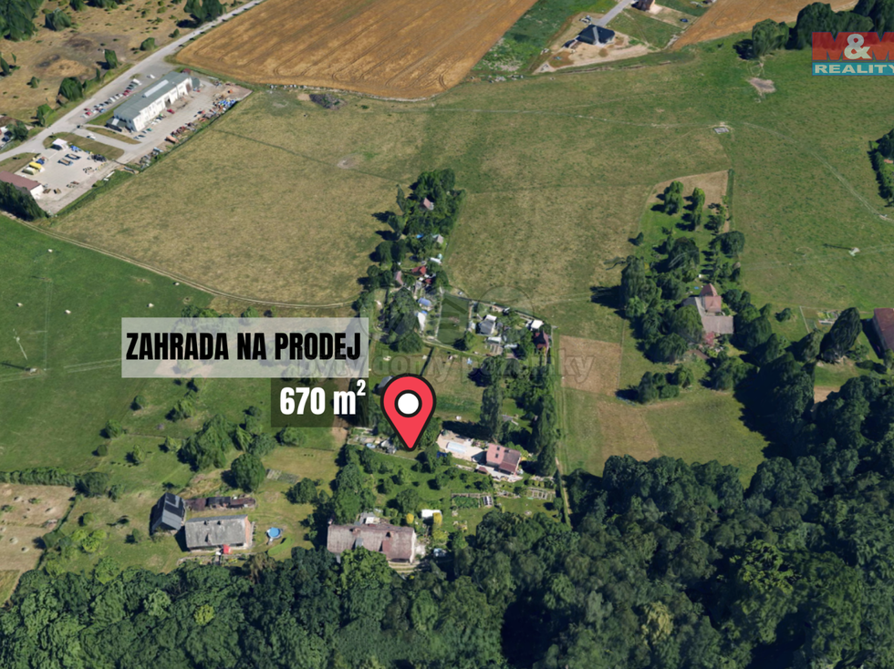 Prodej zahrady 676 m², Dvůr Králové nad Labem