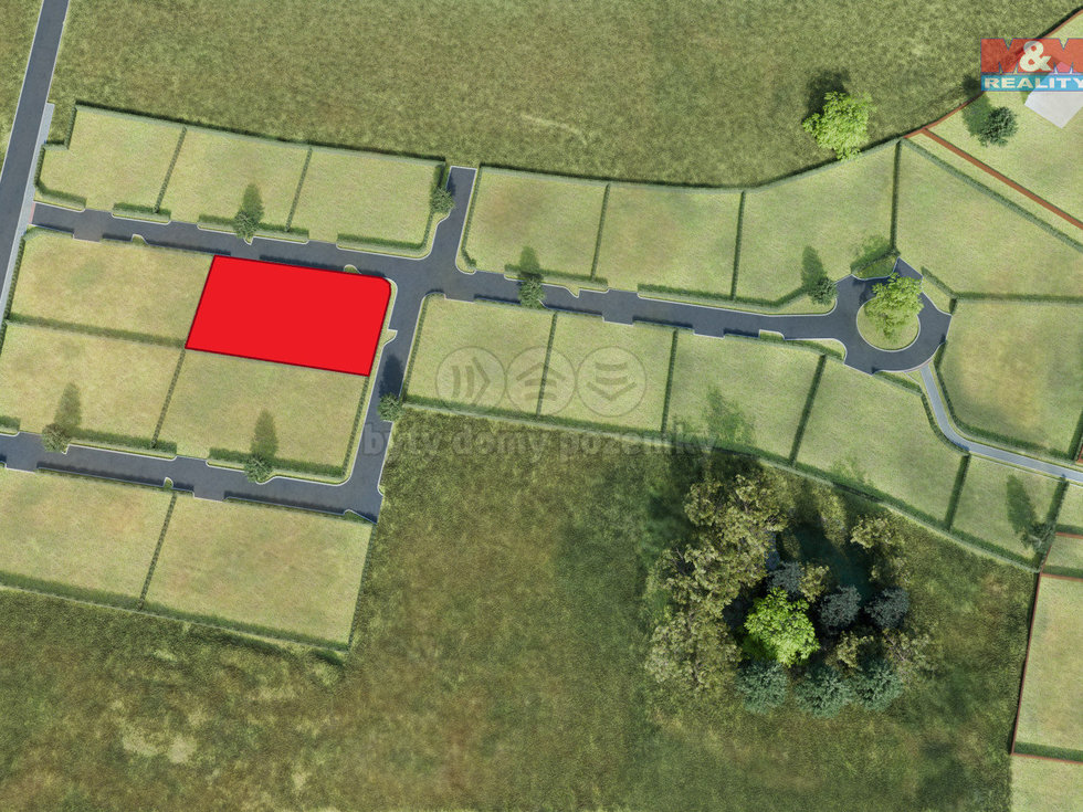 Prodej stavební parcely 861 m², Nová Ves