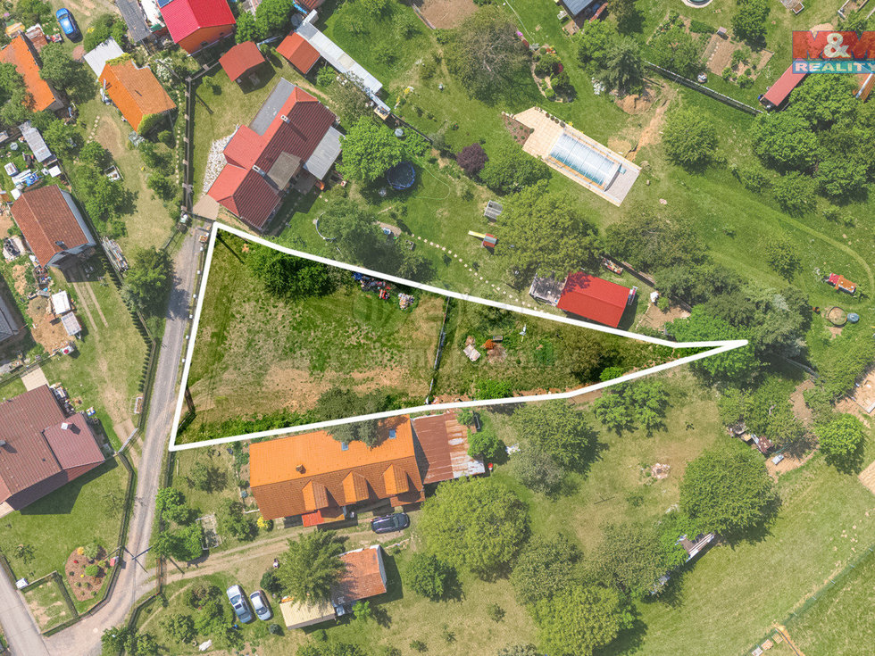 Prodej stavební parcely 952 m², Háje