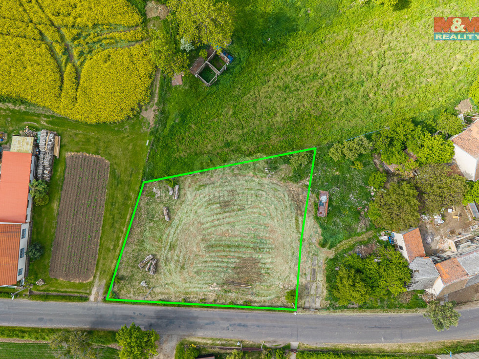 Prodej stavební parcely 1136 m², Krásný Dvůr