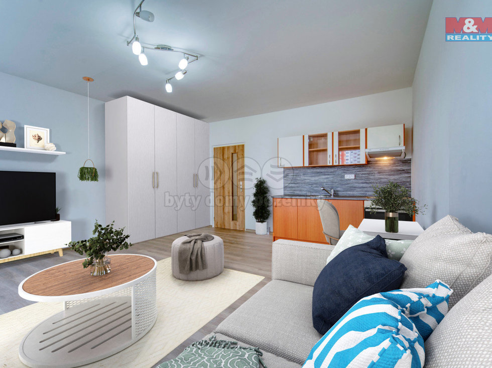 Prodej bytu 1+kk, garsoniery 31 m², Plzeň