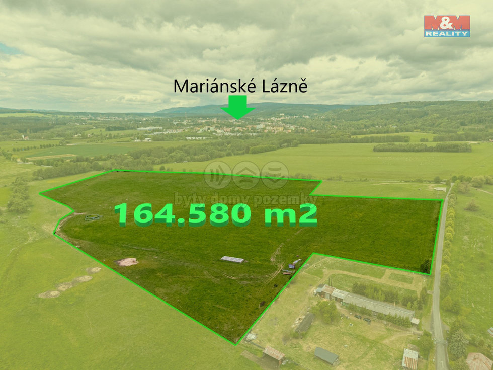 Prodej zemědělské půdy 164580 m², Mariánské Lázně
