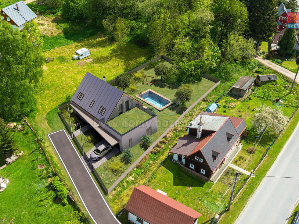 Prodej stavební parcely 882 m², Rynoltice