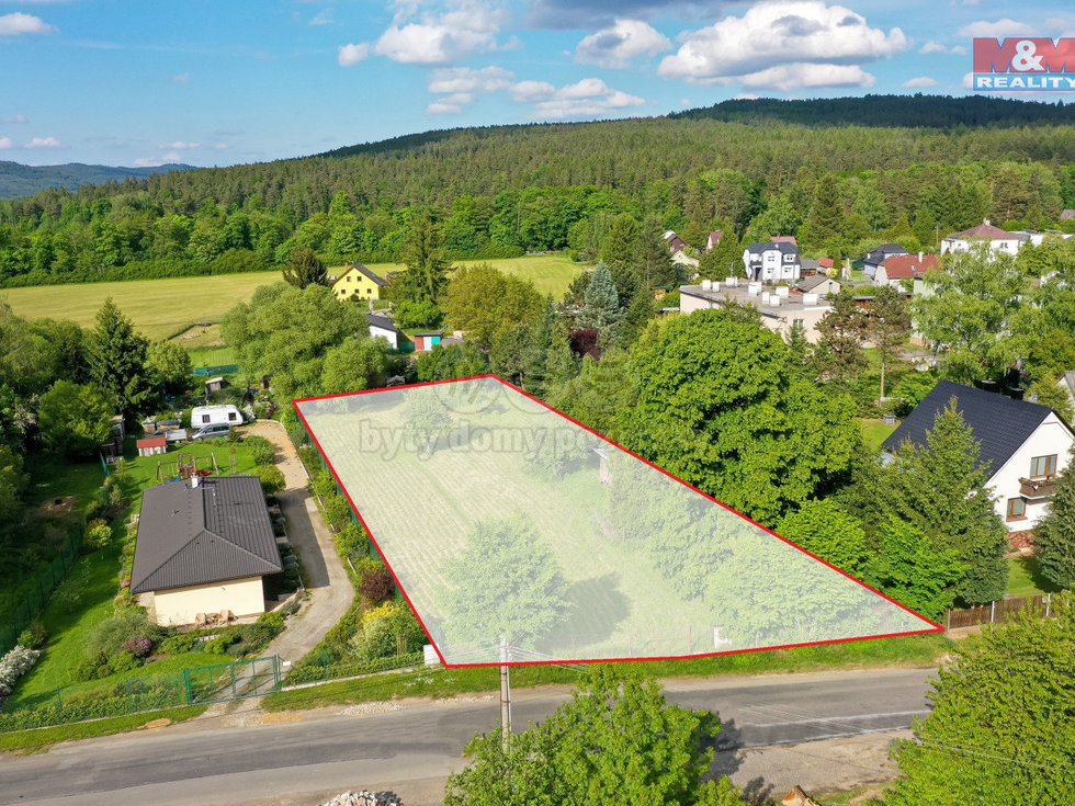 Prodej stavební parcely 2182 m², Mirošov