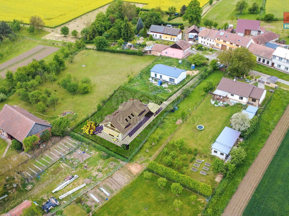 Prodej stavební parcely 800 m², Pačlavice
