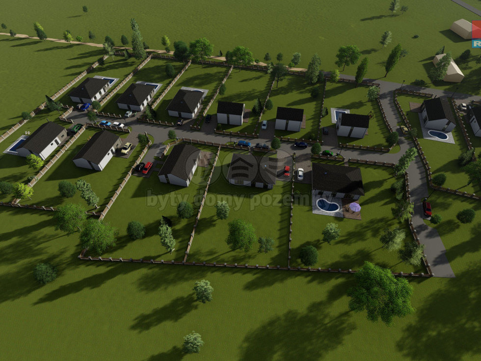 Prodej stavební parcely 1080 m², Újezd nade Mží