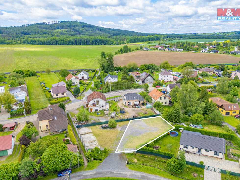 Prodej stavební parcely 553 m², Kamenný Újezd