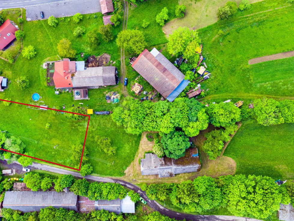 Prodej stavební parcely 1790 m², Příkrý