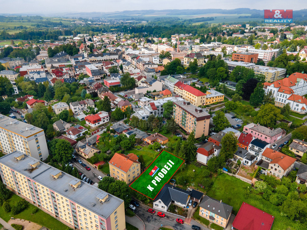 Prodej stavební parcely 645 m², Ústí nad Orlicí