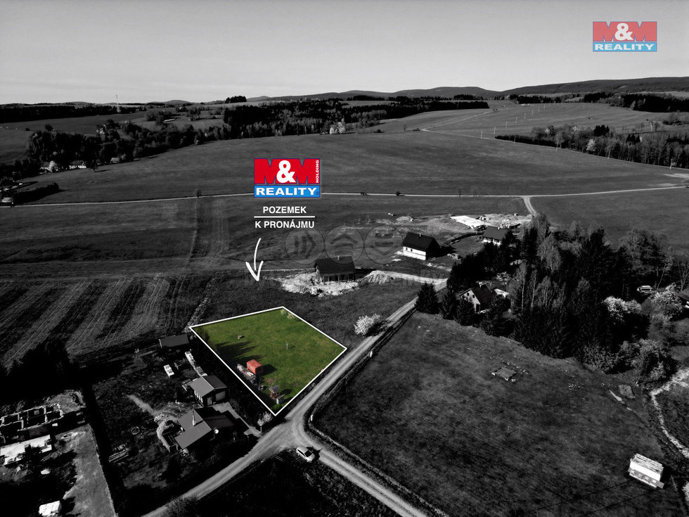 Pronájem zahrady 1375 m², Liberk