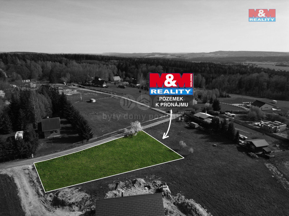 Pronájem zahrady 1043 m², Liberk