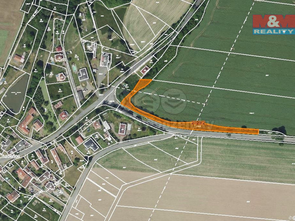 Prodej zahrady 2210 m², Chabeřice