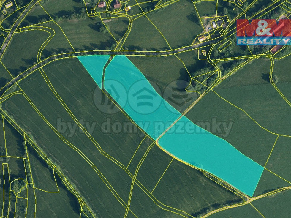 Prodej zemědělské půdy 40893 m², Zlatá Olešnice
