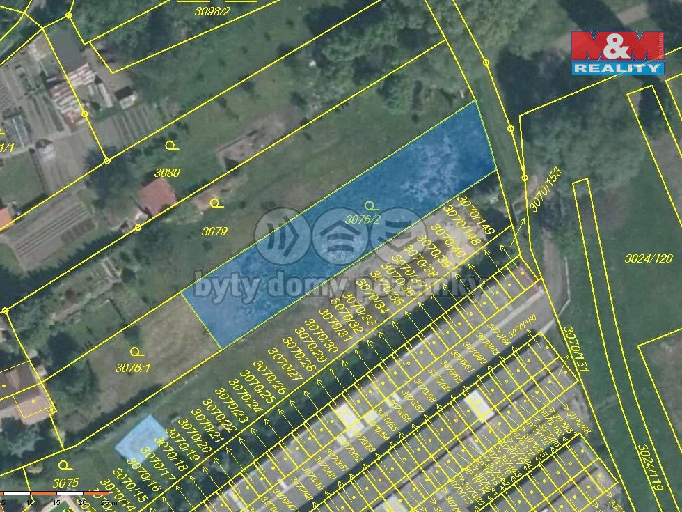 Prodej zahrady 865 m², Louny