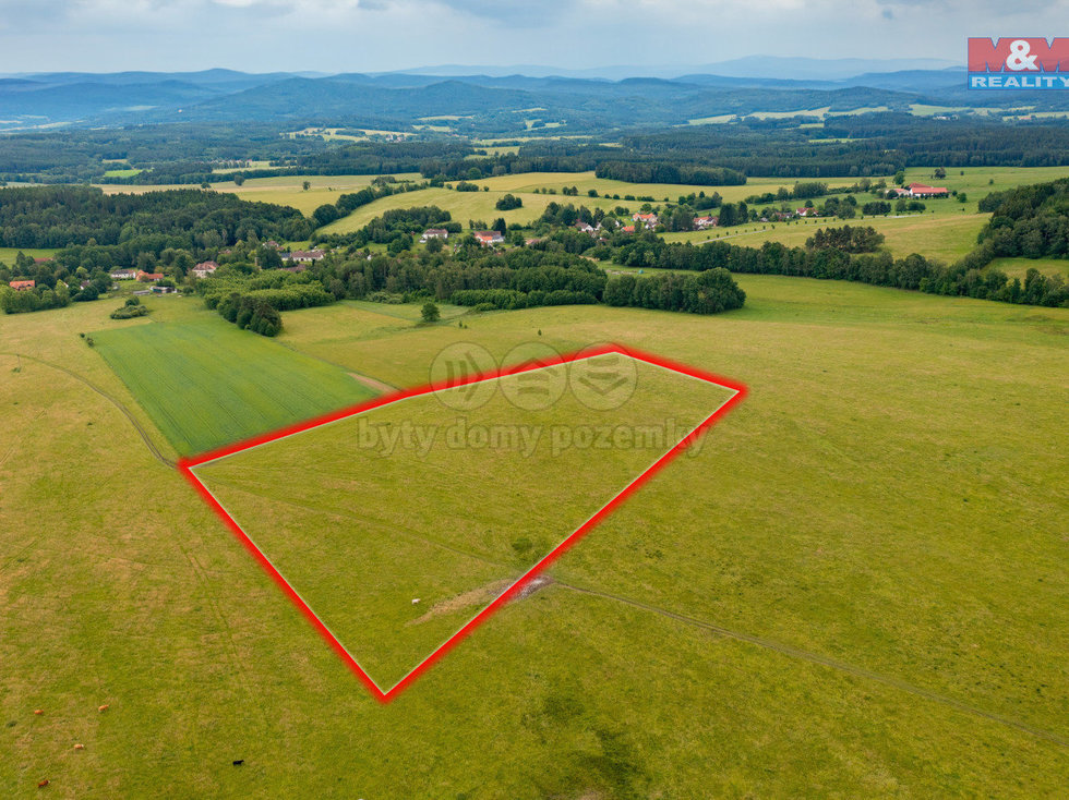 Prodej zemědělské půdy 34822 m², Kamenná