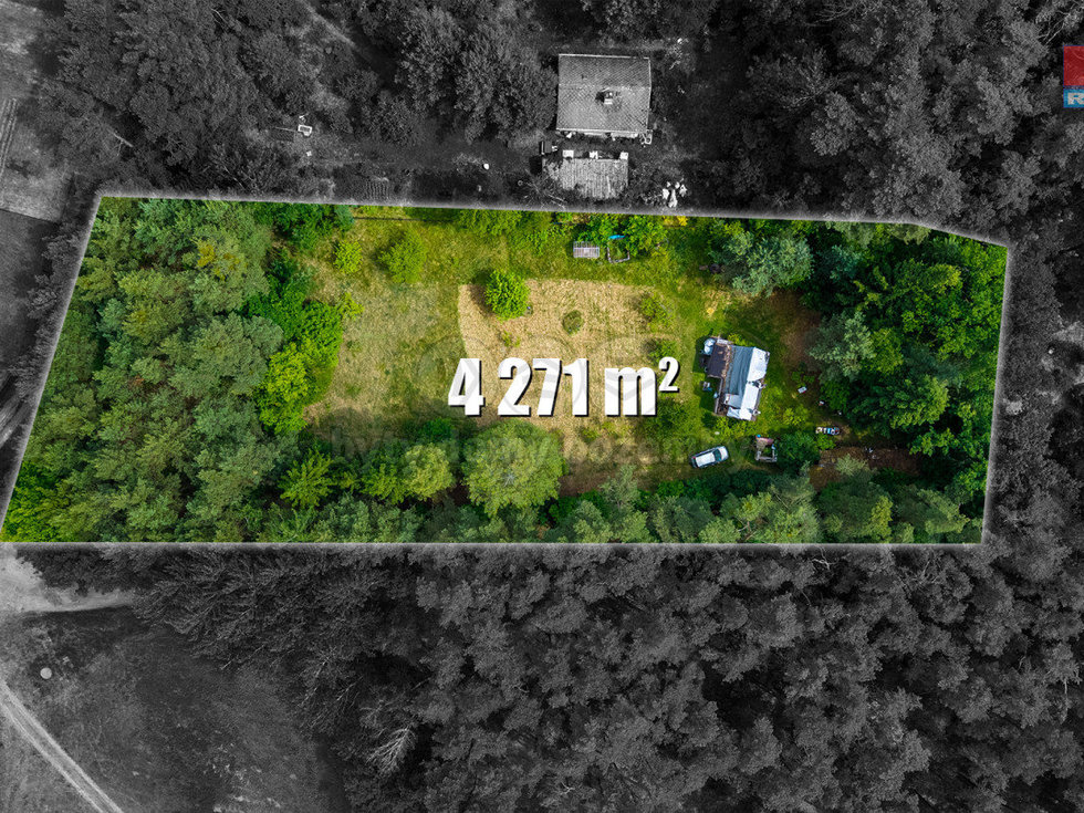 Prodej stavební parcely 4271 m², Tišice