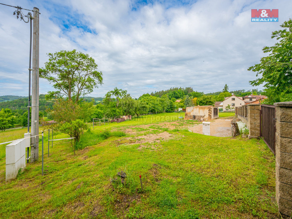 Prodej stavební parcely 1447 m², Popovice