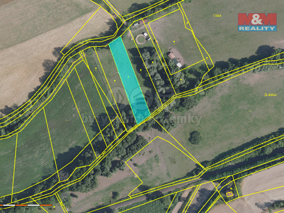Prodej louky 3459 m², Kropáčova Vrutice