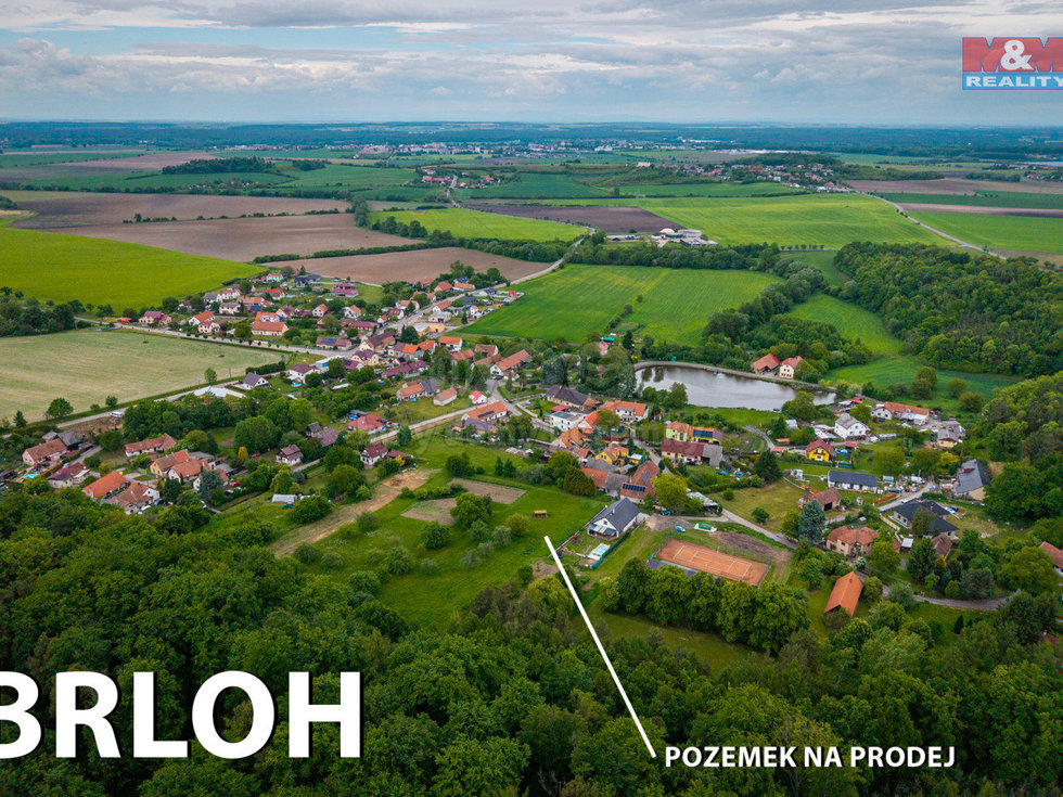 Prodej stavební parcely 4508 m², Brloh