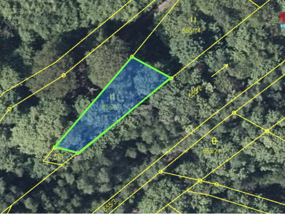 Prodej zahrady 333 m², Horní Jiřetín