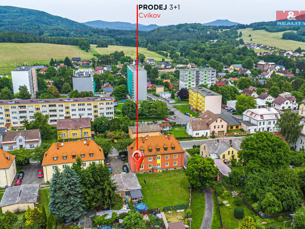 Prodej bytu 3+1 61 m², Cvikov