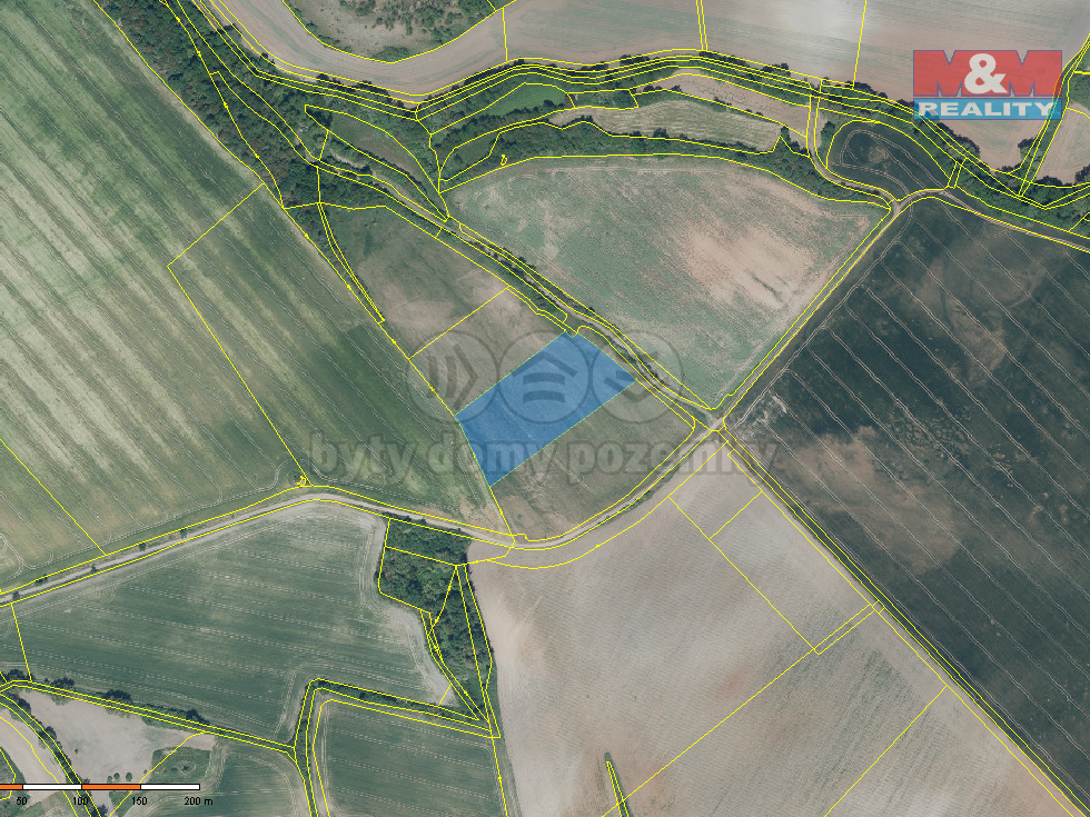 Prodej zemědělské půdy 9463 m², Libořice