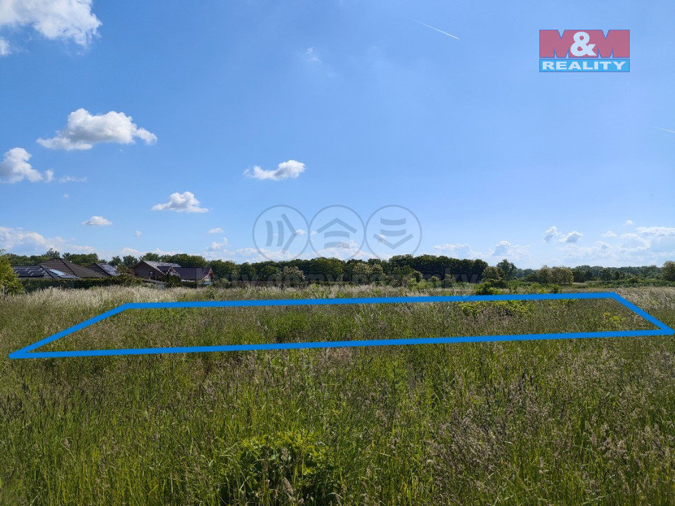 Prodej stavební parcely 966 m², Hořín