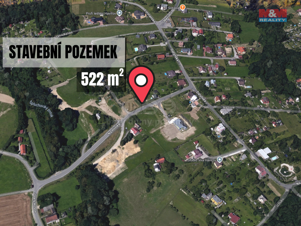 Prodej stavební parcely 522 m², Havířov